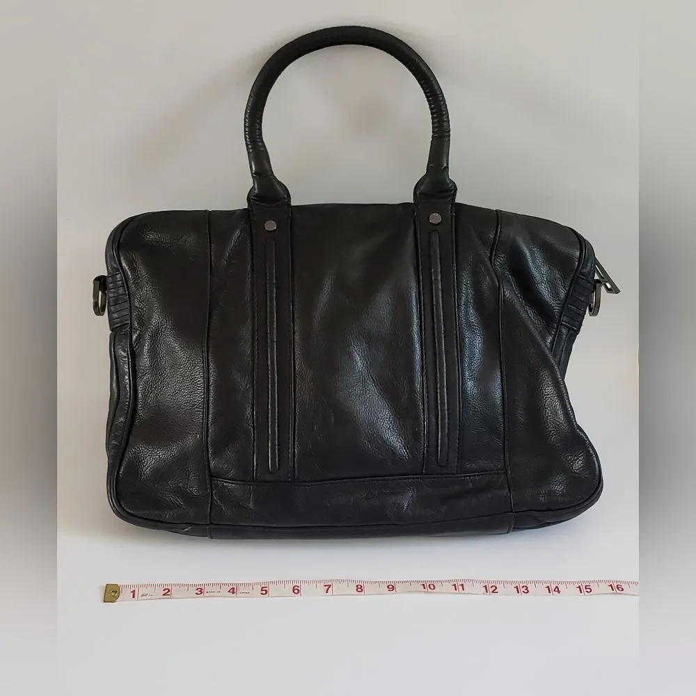 Zadig & Voltaire Lucien Noir Leather Bag